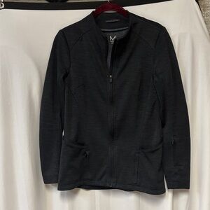 Medelita Ionic Scrub Jacket Charcoal Full-Zip Jacket
